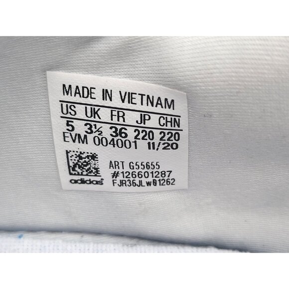 Adidas Ozweego Womens G55655 White Silver Sequins Running Shoes Size‎ 5 - Picture 7 of 9